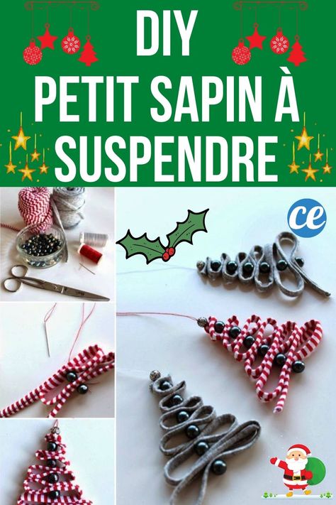 Voici une adorable déco de Noël intérieure facile à faire soi-même : un petit sapin à suspendre. C'est un DIY simple et rapide à fabriquer pour votre maison ou appartement. C'est une super idée de bricolage pour un adulte ou un enfant pour décorer le salon et le sapin. C'est une déco zéro déchet si vous faites de la récup ou de l'upcycling. C'est une décoration originale et traditionnelle pour le sapin. Vous pouvez la personnaliser : orange, rouge et or, rouge et blanc, or, blanc... le tuto ici Noel Diy, Diy Simple, Home Inspiration, Outdoor Christmas Decorations, Crafts To Do, School Projects, Cross Stitch Designs, Home Decor Ideas, Cute Drawings