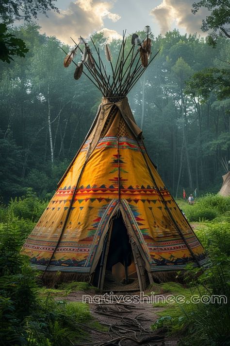 (20+) Facebook Native American Teepee, Native American Prayers, Native American Tattoo, Native American Traditions, In Harmony With Nature, American Interior, Mexico Art, Harmony With Nature, True Strength