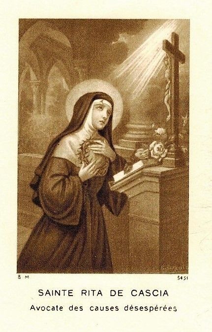 Rita Of Cascia, Christian Girlie, Saint Rita, St Rita Of Cascia, St. Rita, Catholic Images, Santa Rita, St Catherine, Armor Of God