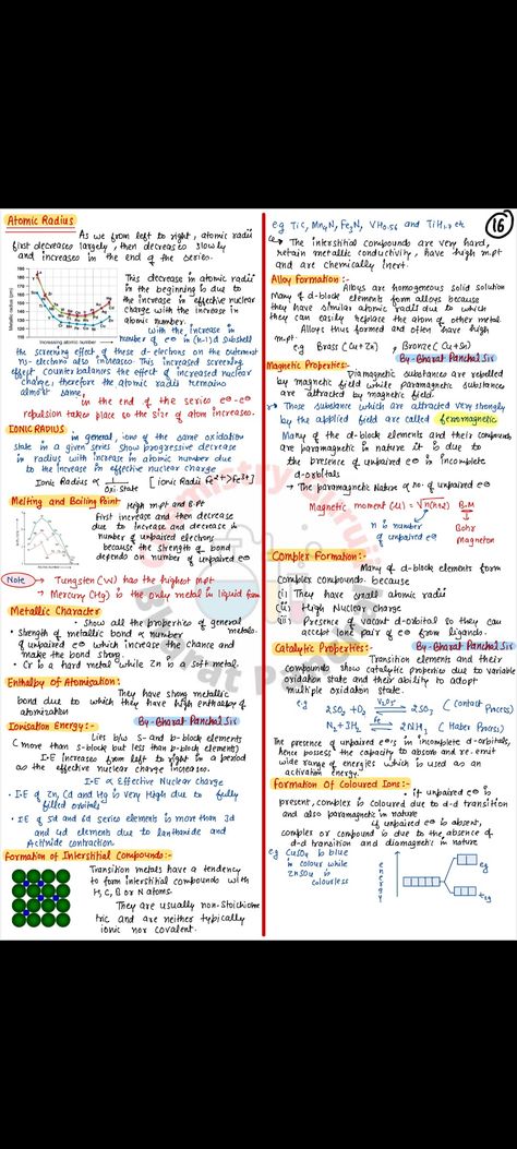 Periodic Classification Class 11 Notes, D And F Block Elements Notes Class 12, D And F Block Elements Notes, Chemistry Flashcards, Organic Chemistry Cheat Sheet, 11th Chemistry Notes, Quantum Chemistry, Chemistry Class 11, Chemistry Class 12