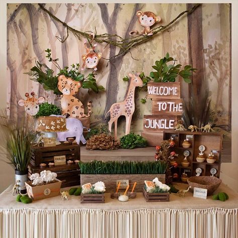 Temu | Explore the Latest Clothing, Beauty, Home, Jewelry & More Animal First Birthday Party, Jungle 1st Birthday Party, Wild One Backdrop, Leopard Photography, Animal First Birthday, Cartoon Jungle, Safari Wild One, Birthday Party Background, 1st Birthday Party Decorations