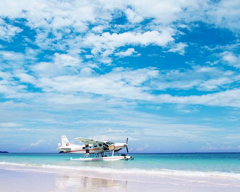 Sea Plane Excursion - One&Only Reethi Rah, Maldives Plane Float, Hayman Island, Sea Planes, Sea Plane, Float Plane, Private Plane, Flying Boat, General Aviation, Private Island