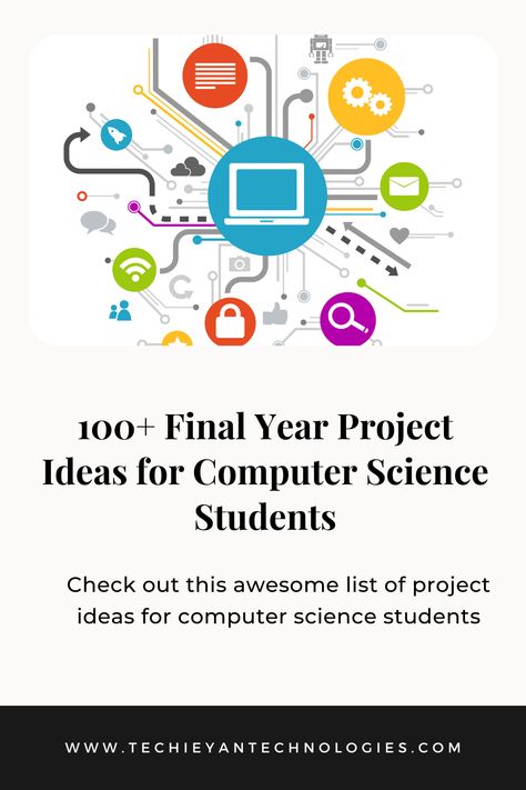 Check out this awesome list of project ideas for computer science students! Whether you're looking for something to work on or just want some inspiration, these projects are sure to get your creative juices flowing. #CSProjectIdeas #ComputerScience #finalyearprojects Project Ideas For Computer Science, Final Year Project, Science Student, Computer Science, Project Ideas, To Work, Science, Computer, Technology