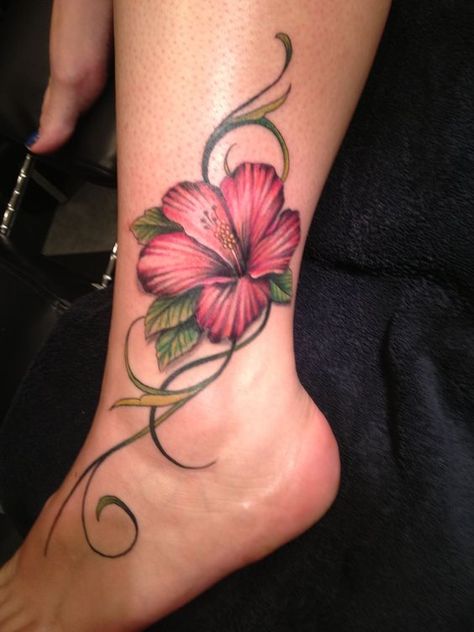 26 Hibiscus Flower Tattoo Ideas: Celebrating Nature's Beauty in Ink Manifesting Tattoos, Subliminal Beauty, Y2k Tats, Hibiscus Tattoos, Hibiscus Flower Tattoo, Tropical Flower Tattoos, Tortoise Tattoo, Hawaiian Flower Tattoos, Trippy Tattoo