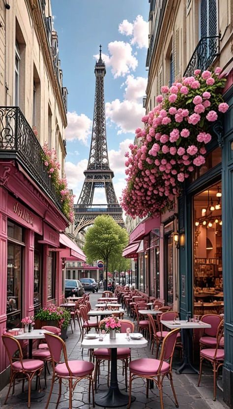 Cute Cafe In Paris, Cafe Paris Aesthetic, Cafe In Paris Aesthetic, Pretty City Aesthetic, Paris Streets Aesthetic, Paris Cafe Photography, France Streets, Paris Street Cafe, Paris France Photography