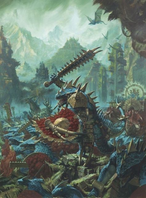 Lizardmen | Warhammer Wiki | Fandom Lizard Men, Lizardmen Warhammer, Warhammer Fantasy Roleplay, Warhammer Age Of Sigmar, 40k Art, Warhammer Paint, Fantasy Battle, 다크 판타지, Warhammer Art