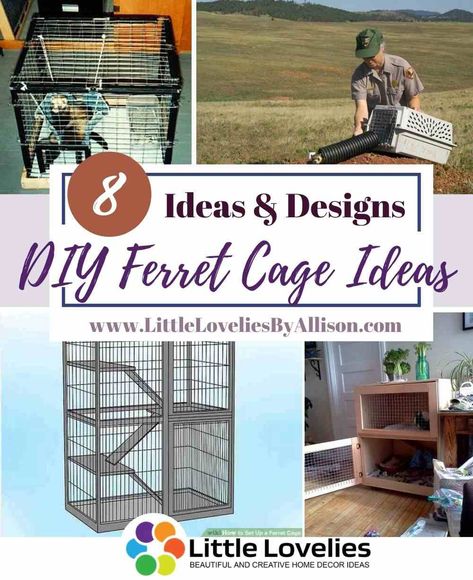 Just building any kind of cage for your ferret isn’t an ideal thing to do. If you do not want your ferret to escape, you will need to consider some important factors. In this article, I have put together 8 DIY ferret cage ideas that would be of help. You landed on the right page. I assure you, you would find the perfect DIY ferret cage idea for your pet. 1. #ferret Homemade Ferret Cage, Diy Ferret Cage Homemade, Cute Ferret Cage Ideas, Diy Ferret Stuff, Ferret Playpen, Ferret Cage Ideas, Ferret Supplies, Ferret Ideas, Ferret Nation Cage