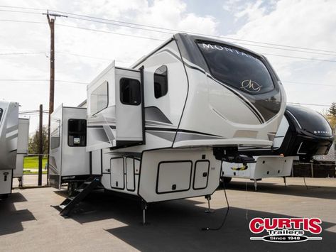 Montana Fifth Wheel, Keystone Rv, Rv Types, Used Rv, Front Office, Fifth Wheel, 5th Wheels, Colorful Interiors, Montana