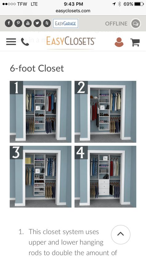 6 foot closet layouts 7x9 Closet Layout, Closet Design Layout Measurements, 7x4 Closet Layout, Closet Layout Dimensions Inches, Closet Dimensions For Hanging Depth, Closet Layouts, Maximize Small Closet, Corner Closet Organizer, Small Master Closet