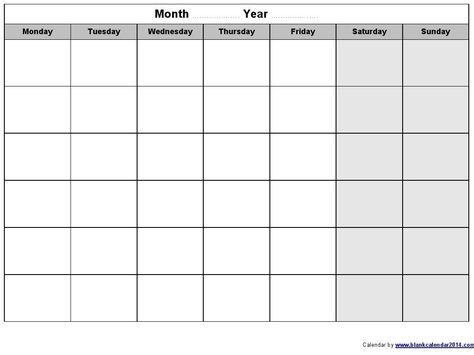 Remarkable Empty Calendar Template Monday Start Calendars can be bought in PDF together with Ms Message formats. Along with the tentative date for all those exams, tentative dates for telling releas... Sunday Schedule, Blank Weekly Calendar, Blank Monthly Calendar Template, Blank Calendar Pages, Timesheet Template, Weekly Calendar Template, Calendar Examples, Blank Monthly Calendar, Free Calendar Template