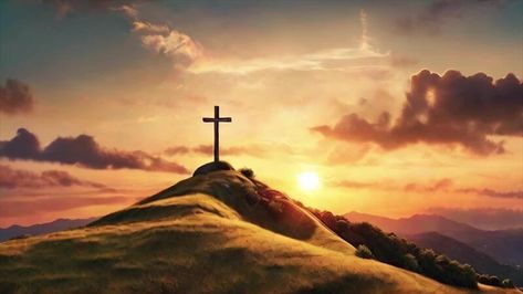 AI generated The power of faith. A cross on a hill, at sunset Cross On A Hill, A Hill, Christian Cross, A Cross, Stock Video, Stock Footage, Tin, For Free, Wallpapers