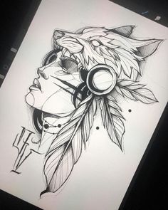 Classic Tattoo, Wolf Tattoos, Wolf Tattoo, Clipuri Video, Pencil Art Drawings, Cool Art Drawings, All Tattoos, Big Tattoo, Lower Back Tattoos