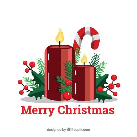 Sfondo di natale piatto con candele Vett... | Free Vector #Freepik #freevector #sfondo #natale #christmas-card #natale-sfondo Christmas Design, Birthday Candles, Merry Christmas, Novelty Christmas, Candles, Christmas Ornaments, Holiday Decor, Birthday, Christmas