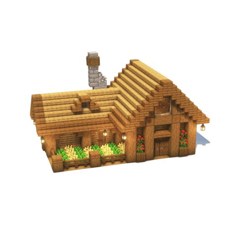 Birch Starter House Minecraft, Minecraft Shepards House, Minecraft Farming House, Small Birch House Minecraft, Small Oak House Minecraft, Birch Houses In Minecraft, Birch And Oak House Minecraft, Cobblestone House Minecraft, Simple Starter House Minecraft