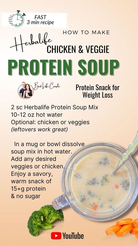 Herbalife Soup Mix Recipes Healthy, Herbalife Soup Recipes, Herbalife Protein Oatmeal Recipes, Herbalife Food Recipes, Herbalife Baked Goods Mix Recipes, Herbalife Baked Goods Recipes, Herbalife Prepare Recipes, Herbal Life Shake Recipes Cookies And Cream, Herbalife Nutrition Products Images