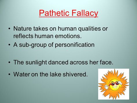 Pathetic Fallacy is an effective literacy tool. It is a type of personification which uses nature to reflect a character's emotions. #CreativeWriting #11plus Pathetic Fallacy, Literary Essay, Paper Writer, Essay Examples, Essay Topics, Human Emotions, Research Paper, Essay Writing, Creative Writing