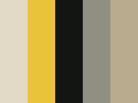 Black And Yellow Color Scheme, Chicago Decor, Yellow Colour Scheme, Color Palette Yellow, Black Luxury, Apartment Decorating, Boys Bedroom, Yellow And Black, Colour Palettes