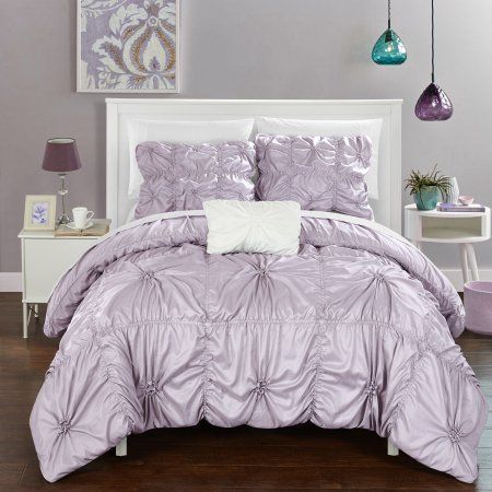 Elegant Duvet Covers, Lavender Bedding, King Duvet Set, Purple Bedding, Purple Bedroom, Bed In A Bag, Remodel Bedroom, Queen Duvet Covers