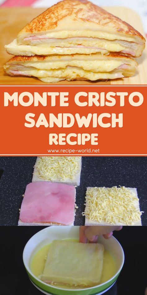 Monte Cristo Sandwich Recipe Monty Cristo Sandwich Easy, Monte Christo Sandwiches, Easy Monte Cristo Sandwich, Best Monte Cristo Sandwich Recipe, Monty Cristo Sandwich, Montecristo Sandwich, Monte Cristo Recipe, Monte Cristo Sandwich Recipe, Joanna Gaines Recipes