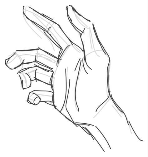 Easy Hands Drawing, How To Sketch Hands, Anime Hands Reference, Art Sketches Hands, Animated Drawings Sketches, Hand Practice Drawing, Anime Hand Reference, Anime Hand Drawing, Hand Drawing Sketches