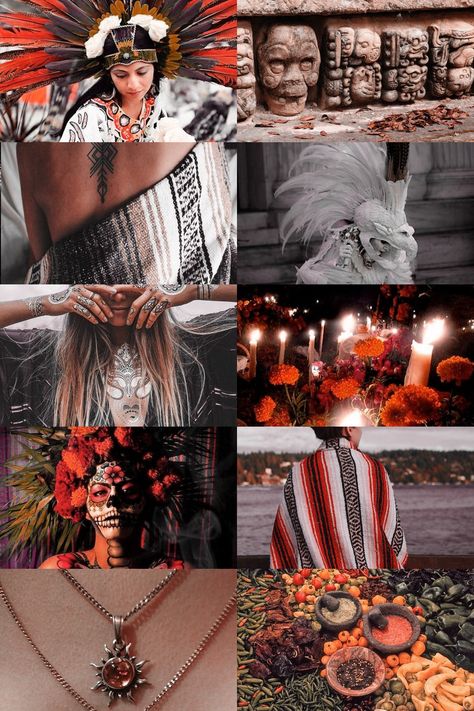 aztec witch aesthetic Mexico Aesthetic Culture, Mexicana Aesthetic, Chicana Aesthetic, Aesthetic Culture, Mexico Aesthetic, Culture Aesthetic, Ancient Mexico, Spirit Magic, Latina Aesthetic