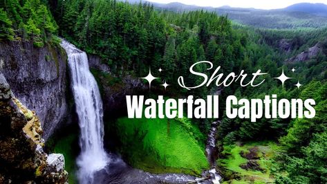 Waterfall, instagram captions, YouTube, trekking, waterfall captions, short waterfall captions Picnic Captions, Picnic Quotes, Waterfall Captions, Waterfall Quotes, Aesthetic Captions, Caption For Yourself, Captions For Instagram, Instagram Captions, Instagram Pictures