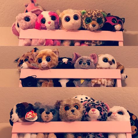 Beanie boo storage Beanie Boos Storage, Chelsea Bedroom, Beanie Boo Birthdays, Too Many Toys, Storing Stuffed Animals, Ty Animals, Kids Bedroom Makeover, Stuffed Animal Net, Doll Organization