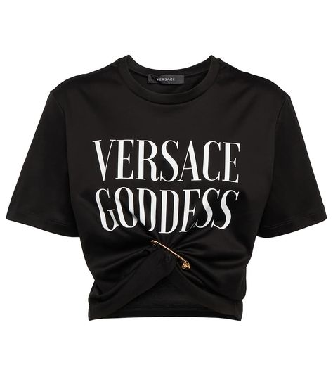 Versace Shirt Women, Versace Outfit Women, Versace Tshirt, House Of Versace, Versace T Shirt, Italian House, Versace Logo, Women Shirt Top, Versace Shirt