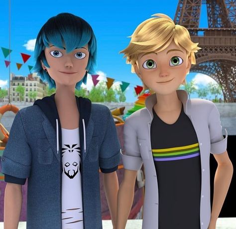 Luka Miraculous Ladybug, Adrien Miraculous, Ladybug Und Cat Noir, Marinette Et Adrien, Ladybug And Cat Noir, Miraculous Wallpaper, Miraculous Ladybug Memes, Miraculous Ladybug Wallpaper, Marinette And Adrien