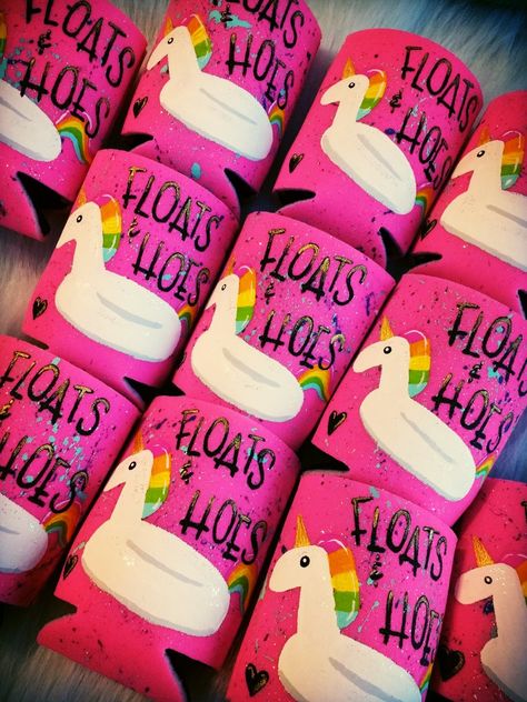 Float Trip Bachelorette Party Ideas, Camping Koozie Ideas, Float The River Bachelorette Party, River Floating Food Ideas, Bachelorette River Float, River Tubing Food Ideas, Float Trip Bachelorette Party, Bachelorette Float Trip, Tubing Bachelorette Party