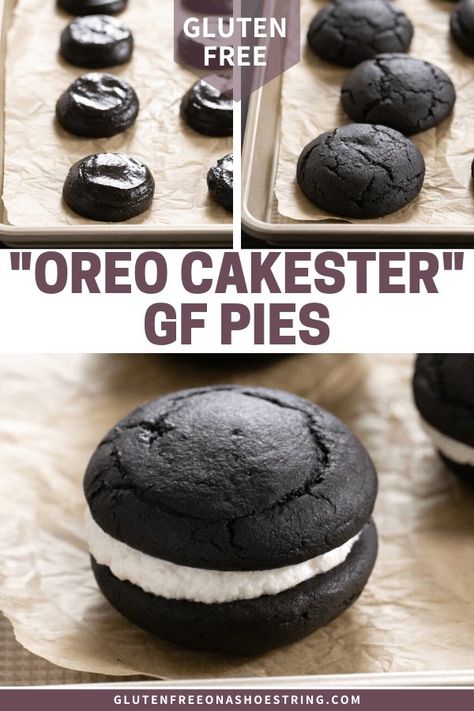 Oreo Cakesters, Chocolate Pie Recipe, Cookies Sans Gluten, Snack Cakes, Gluten Free Sweet, Chocolate Pie, Gluten Free Cake, Gf Desserts, Gluten Free Dairy Free Recipes