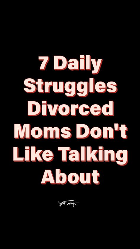 There are a lot of similar plights or issues that divorced moms share, though sometimes it's hard to admit them. Here are a few of the struggles. Divorced Mom Aesthetic, Divorced Parents Quotes, Newly Divorced Mom, Widowed Mom, I Miss My Daughter, Family Divorce, Newly Divorced, Divorced Parents, Bad Mom