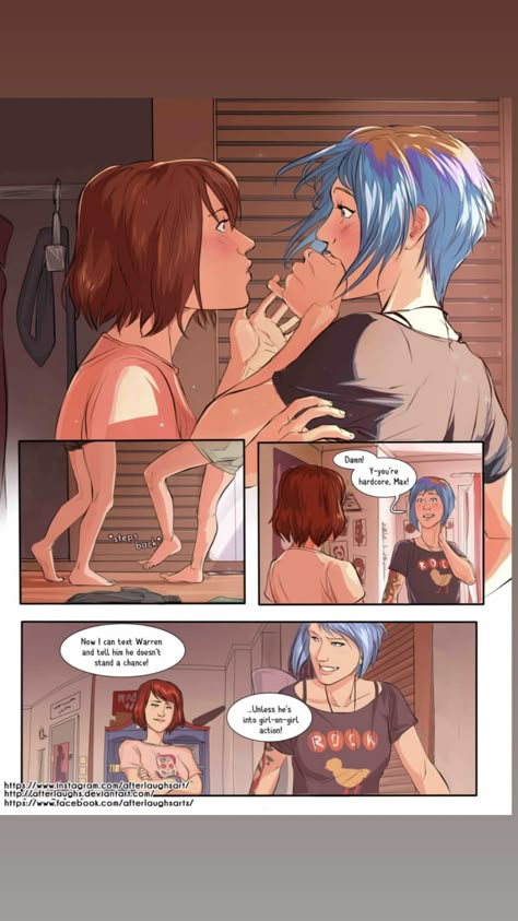 Max X Chloe, Life Is Strange Fanart, Max Caulfield, Arcadia Bay, Life Is Strange 3, Max And Chloe, Double Dare, Chloe Price, Comics Love