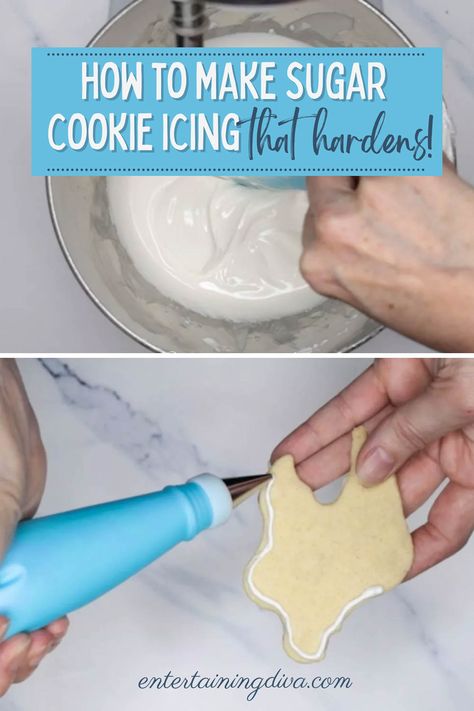 Cookie Icing Recipe That Hardens, Sugar Cookie Icing Recipe That Hardens, Cookie Icing That Hardens, Icing That Hardens, Sugar Cookie Frosting Recipe, Best Royal Icing Recipe, Cookie Frosting Recipe, Sugar Cookie Icing Recipe, Cookie Decorating Icing