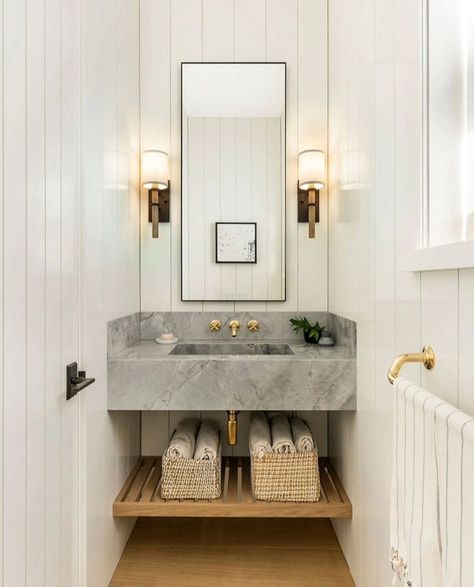 Home • Instagram Bold Marble, Elegant Powder Room, Marble Sink, Powder Room Design, Mill Valley, Marble Sinks, Photography Decor, New Bathroom, General Contractor