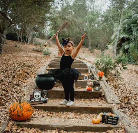 Fun & Spooky toddler Halloween photoshoot #halloween #halloweenphotoshoot #toddlerphotoshoot Toddler Witch Photoshoot, Toddler Halloween Photoshoot Ideas, Toddler Halloween Pictures, Toddler Halloween Photoshoot, Halloween Photoshoot Kids, Kids Halloween Photoshoot, Fotos Halloween, Photoshoot Forest, Spooky Photos