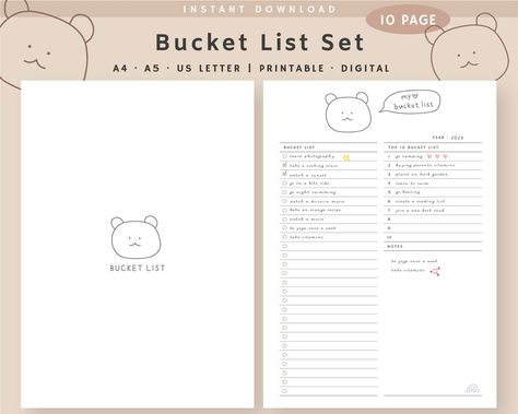 College bucket list