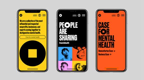 Retail Campaign, Heart 80s, Paula Scher, Mental Health Awareness Month, Mobile Design, Interface Design, Creating A Brand, Mixtape, Ui Design