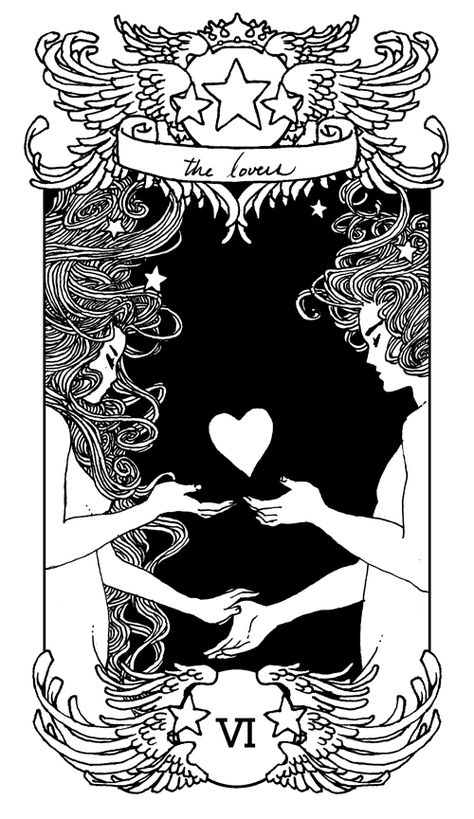 The Lovers by trungles.deviantart.com on @deviantART Tarot Card Tattoos The Lovers, The Lovers Tarot Card Tattoo Design, The Lovers Tarot Drawing, The Lovers Drawing, The Lovers Wallpaper, The Lovers Art, Tarot Card Tattoo, Tarot Tattoo, The Lovers Tarot Card