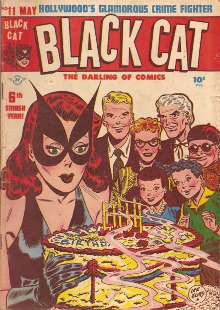 Black Cat Comics, Book Women, Art Mediums, Free Comic Books, Comic Book Collection, Cat Comics, Comic Book Pages, Superhero Characters, Retro Comic