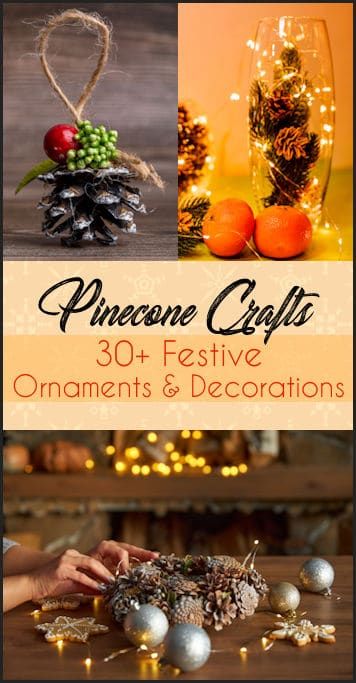 {Pine Cone Delight} 30+ Crafts For Tasteful Seasonal Decor Pine Cone Centerpiece Fall, Small Pine Cone Crafts, Pine Cones Crafts, Sugar Pine Cones, Bows For Presents, Fall Jars, Pinecone Art, Pine Cone Christmas Decorations, Small Pine Cones