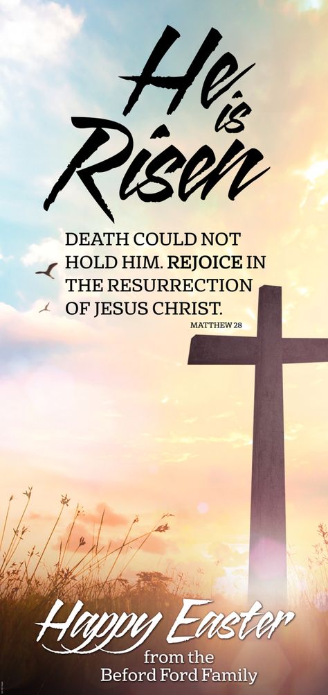 He Is Risen Images, Happy Easter Quotes Jesus Christ, He Is Risen Quotes, Easter Images Jesus, Easter Bible Quotes, Jesus Christ Risen, Happy Easter Religious, Easter Sunday Images, Jesus Has Risen