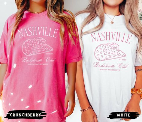 Custom Nashville Bachelorette Party Shirts, Custom Location Bachelorette Shirts, Cowgirl Bach Club Shirts, Personalized Luxury Bachelorette by LaviRoseStudio on Etsy Texas Girls Trip, Bachelorette Cowgirl, Western Bachelorette Party, Nashville Bachelorette Party Shirts, Custom Bachelorette Shirts, Luxury Bachelorette, Western Bachelorette, Nashville Bachelorette Party, Custom Bachelorette