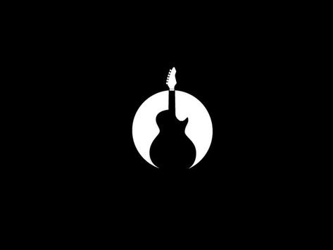 Guitar Logo Design Ideas, Singer Logo Design, Rock Logo Design, Guitar Logo Design, Logo Type Typography, Logo Musik, Space Guitar, Singer Logo, Bauhaus Logo