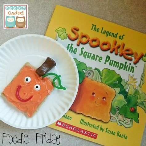 Foodie Friday Kindergarten, Spooky The Square Pumpkin, Kindergarten Pumpkin, Spookley The Square Pumpkin, October Kindergarten, Square Pumpkin, Pumpkins Preschool, Pumpkins Kindergarten, Preschool Cooking