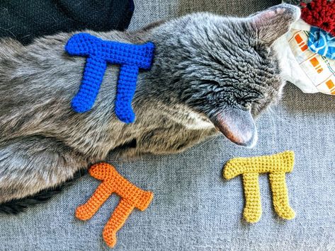 Sir Purl Grey’s Free Pi Symbol Amigurumi Pattern For Crocheters | KnitHacker Pikachu Pattern, Amigurumi Bunny Pattern, Pi Symbol, Grey Crochet, Happy Pi Day, Amigurumi Bunny, Bunny Pattern, Crochet Hook Set, Crochet Stitches For Beginners