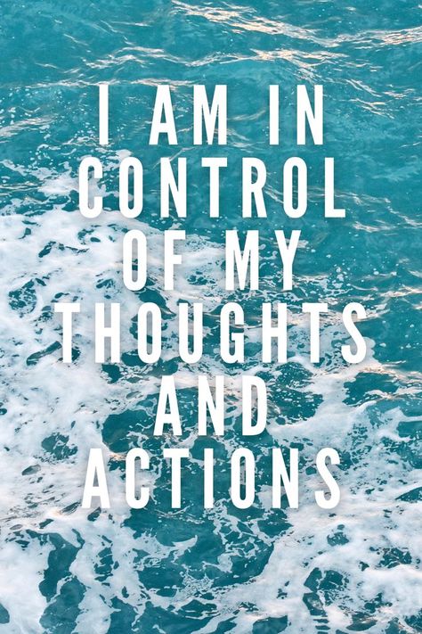 I am in control of my thoughts and actions I Am The Master Of My Thoughts, I Am In Control Of My Life, Health Visionboard, I Am In Control, Control Quotes, I Am Statements, 2024 Vision, My Thoughts, Negative Thoughts