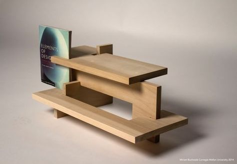 Reading Stool / News / Rowena Reed Kostellow Fund: Wood Chair Design, Pratt Institute, Corporate Office Design, Elements Of Design, Corporate Office, Wood Chair, Design Education, Picnic Table, Design Awards