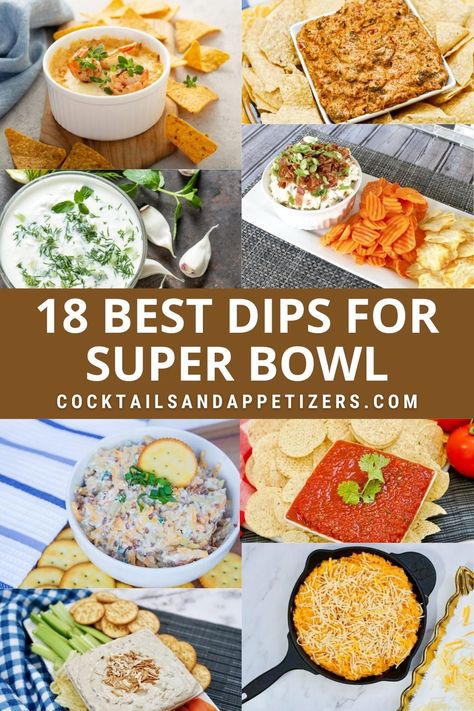 Easy dip recipes for Super Bowl food, game day and snacking! We've got cold dips, hot dips, cheese dips, chip dip, crab dip, corn dip and lots more. Make ahead dips for summer, delicious dip recipes for fall and easy dips for holiday entertaining. Dip For Tailgate, Dips That Go With Burgers, Best Tailgate Dips Cold, Appetizer Dip Recipes Easy, Fancy Chips And Dip, Veggie And Chip Dip, Game Day Cold Dips, Amazing Dips Recipes, Crock Pot Dips And Appetizers