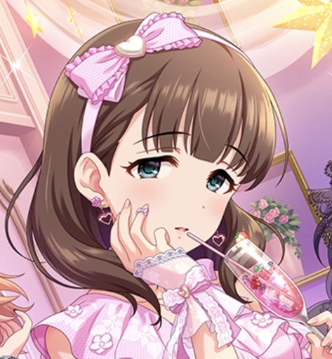 Deresute Icons, Idolmaster Icons, Sakura Art, Pink Tumblr Aesthetic, Idolmaster Cinderella, Pastel Pink Aesthetic, Art Masters, Pretty Cards, Really Cute Outfits